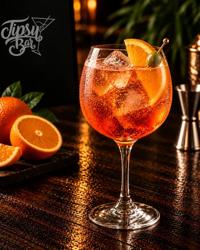 Aperol Spritz cl&aacute;sico de Tipsy Bar
