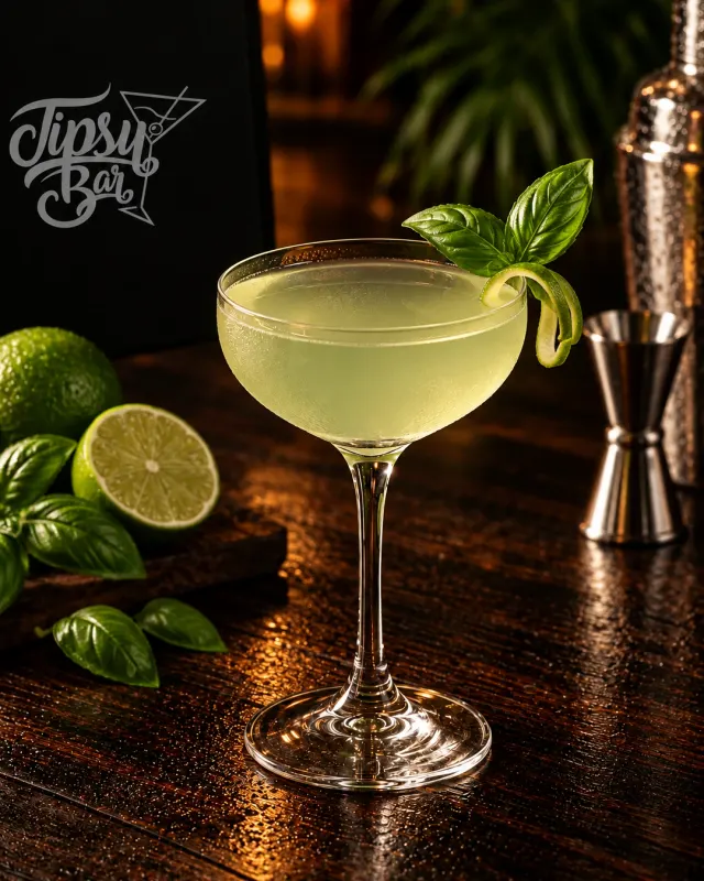 Basil Gimlet de Tipsy Bar