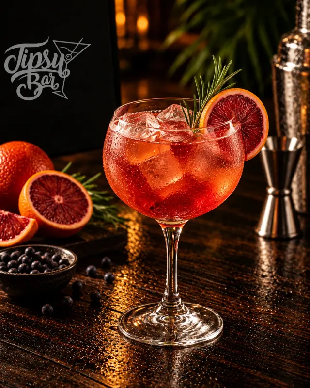Blood Orange Gin de Tipsy Bar