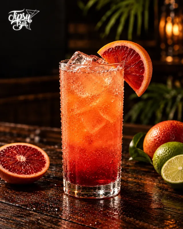 Blood Orange Sunset de Tipsy Bar