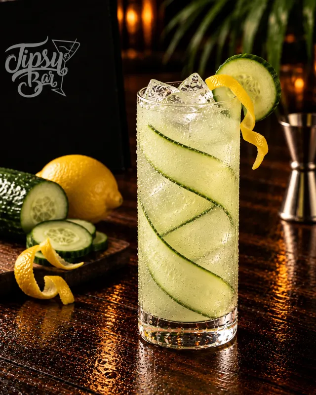 Cucumber Collins de Tipsy Bar