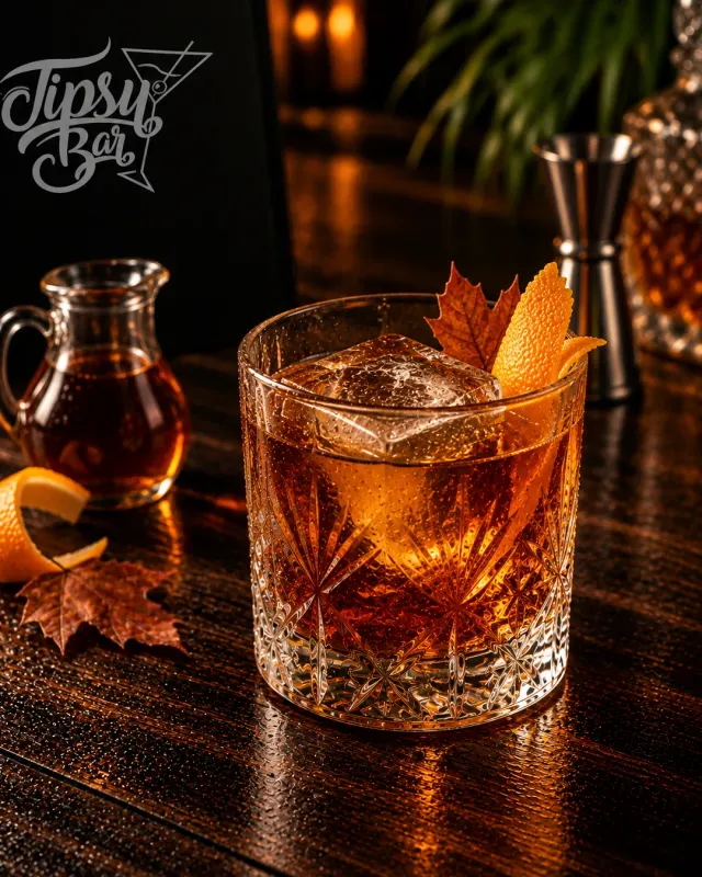 Maple Old Fashioned de Tipsy Bar