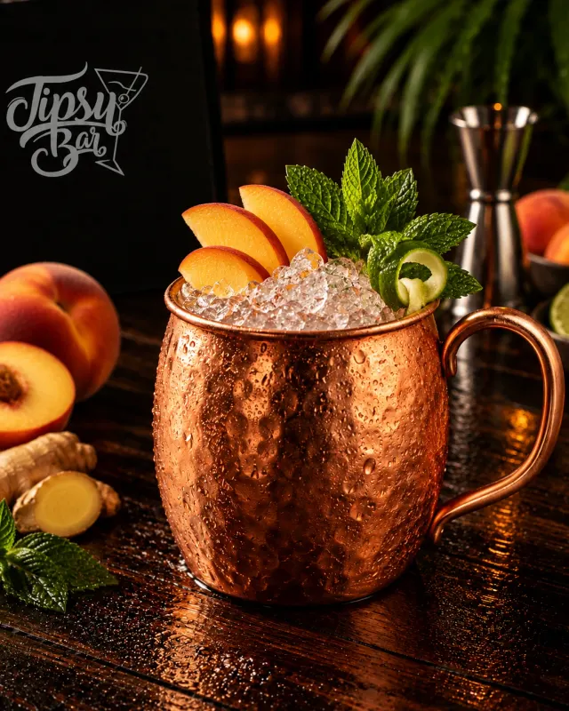 Peach Mule de Tipsy Bar