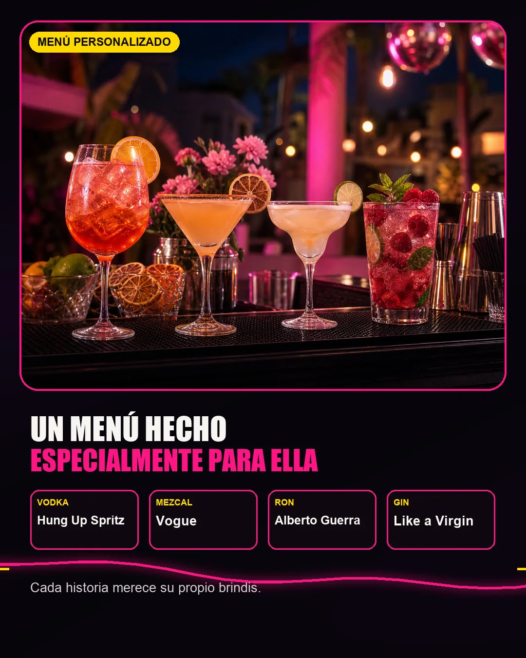 Hung Up Party — Tipsy Bar - cocteleria para evento Hung Up Party