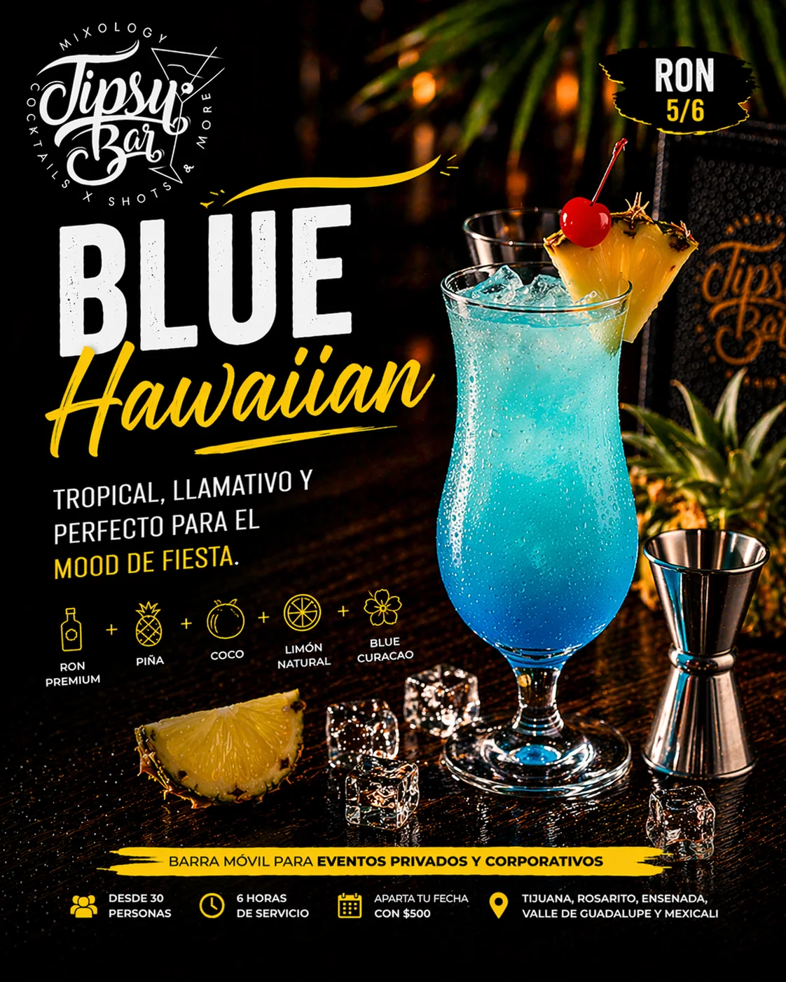 Ron — Blue Hawaiian